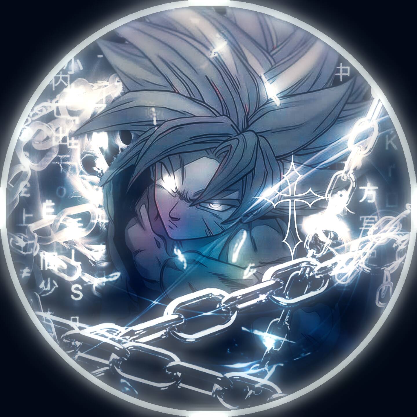 Goku pfp Profile Picture Electrifying Ultra Instinct Goku