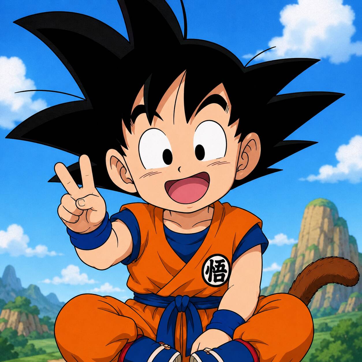 Baby Goku pfp Profile Picture: Cute and Playful
