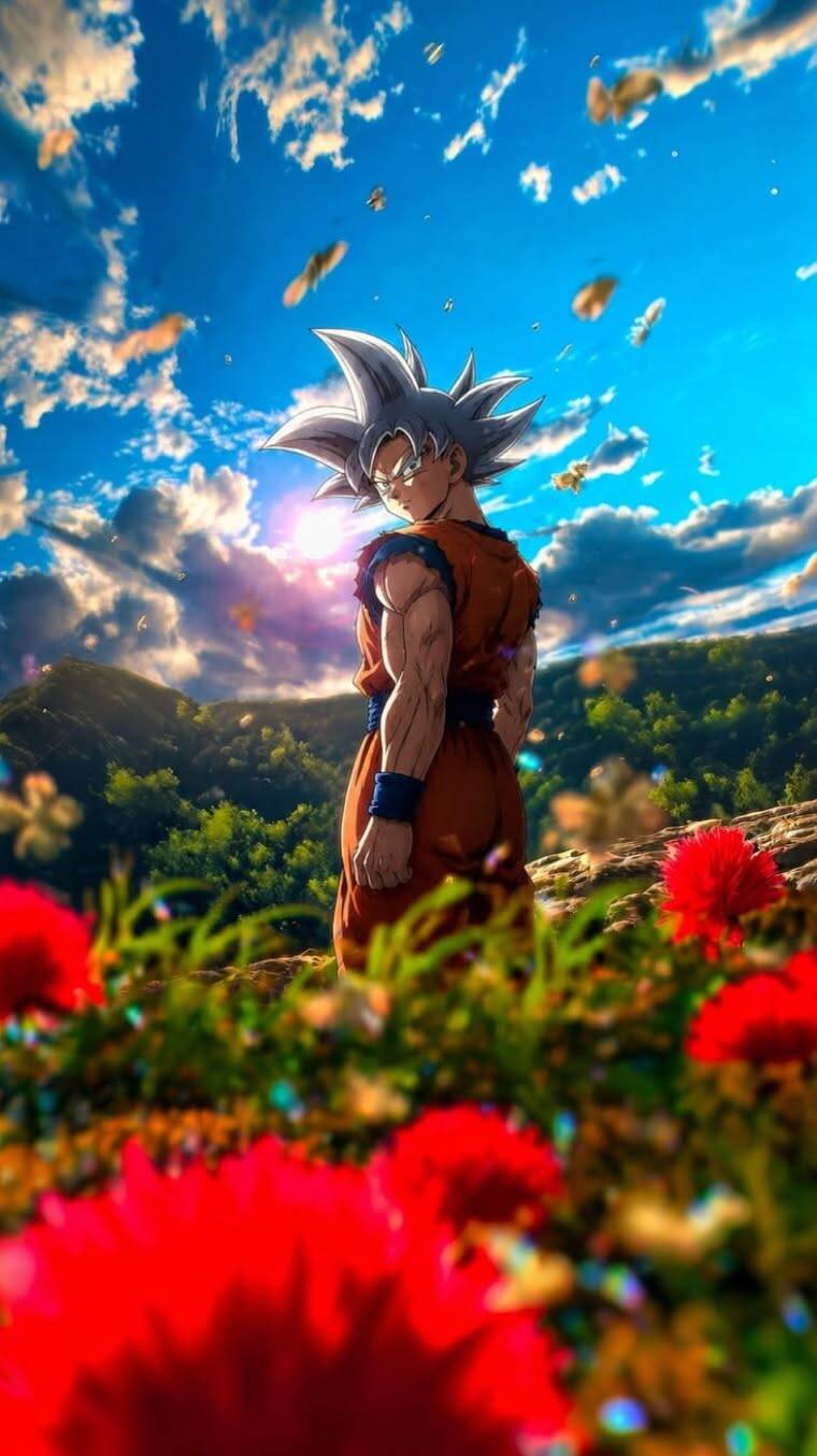 Aesthetic Goku pfp Profile Picture with Ultra Instinct