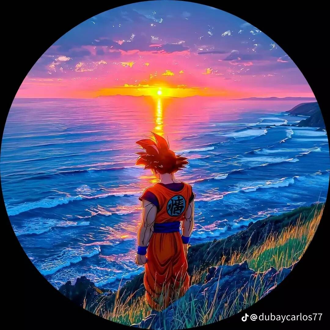 Goku Watching Sunset pfp Profile Picture