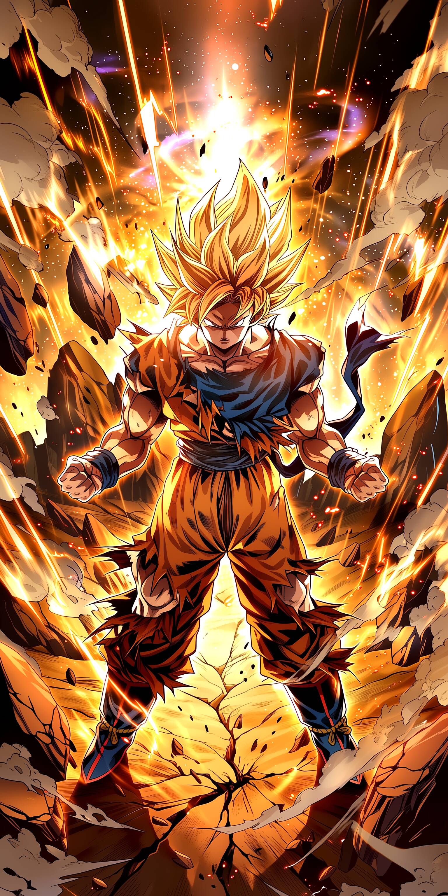 Goku Super Saiyan Transformation pfp Profile Picture