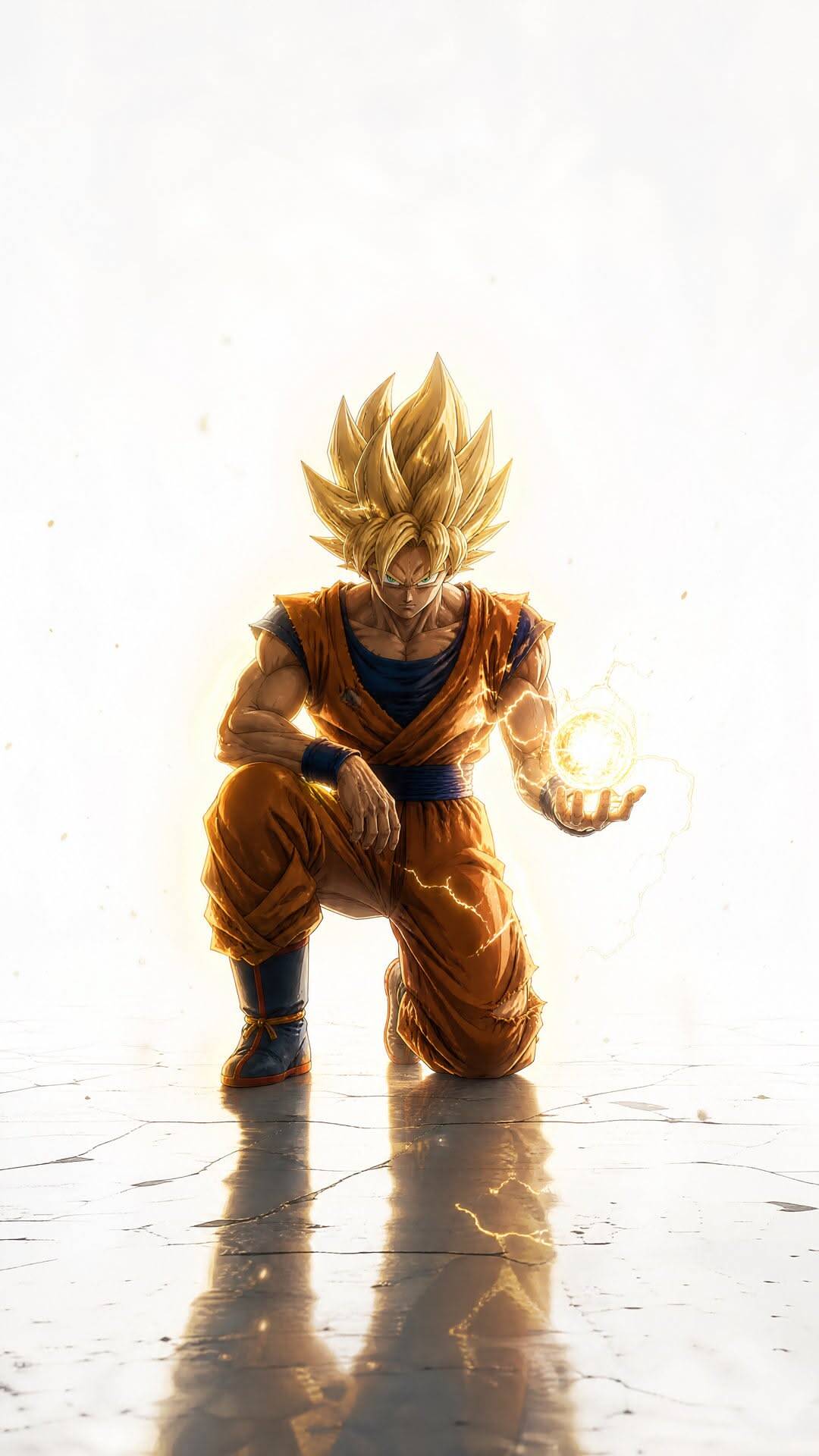 Epic Goku pfp Profile Picture with Kamehameha Energy