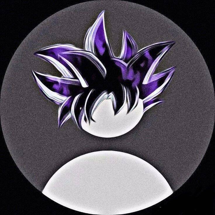 Aesthetic Goku pfp Profile Picture with Purple Hair
