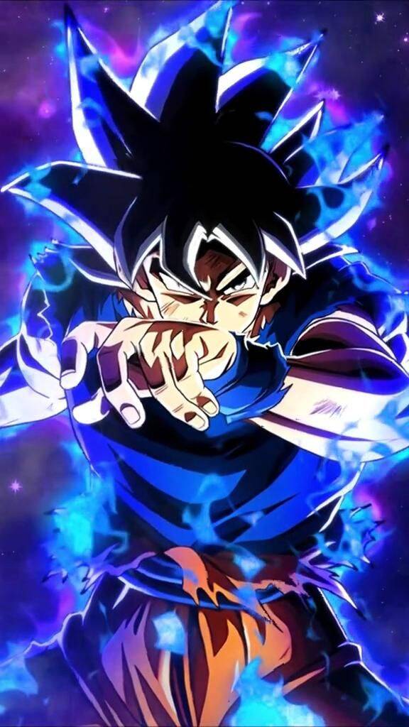 Goku pfp Profile Picture Ultra Instinct Goku with Blue Aura