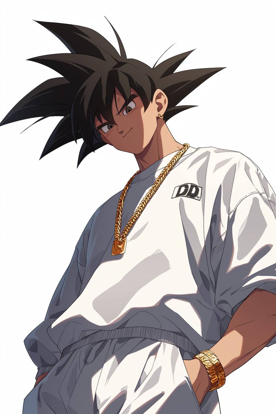 Cool Goku pfp Profile Picture with Stylish Outfit