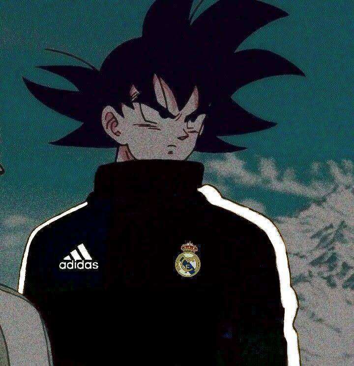 Goku pfp Profile Picture in Adidas Jacket