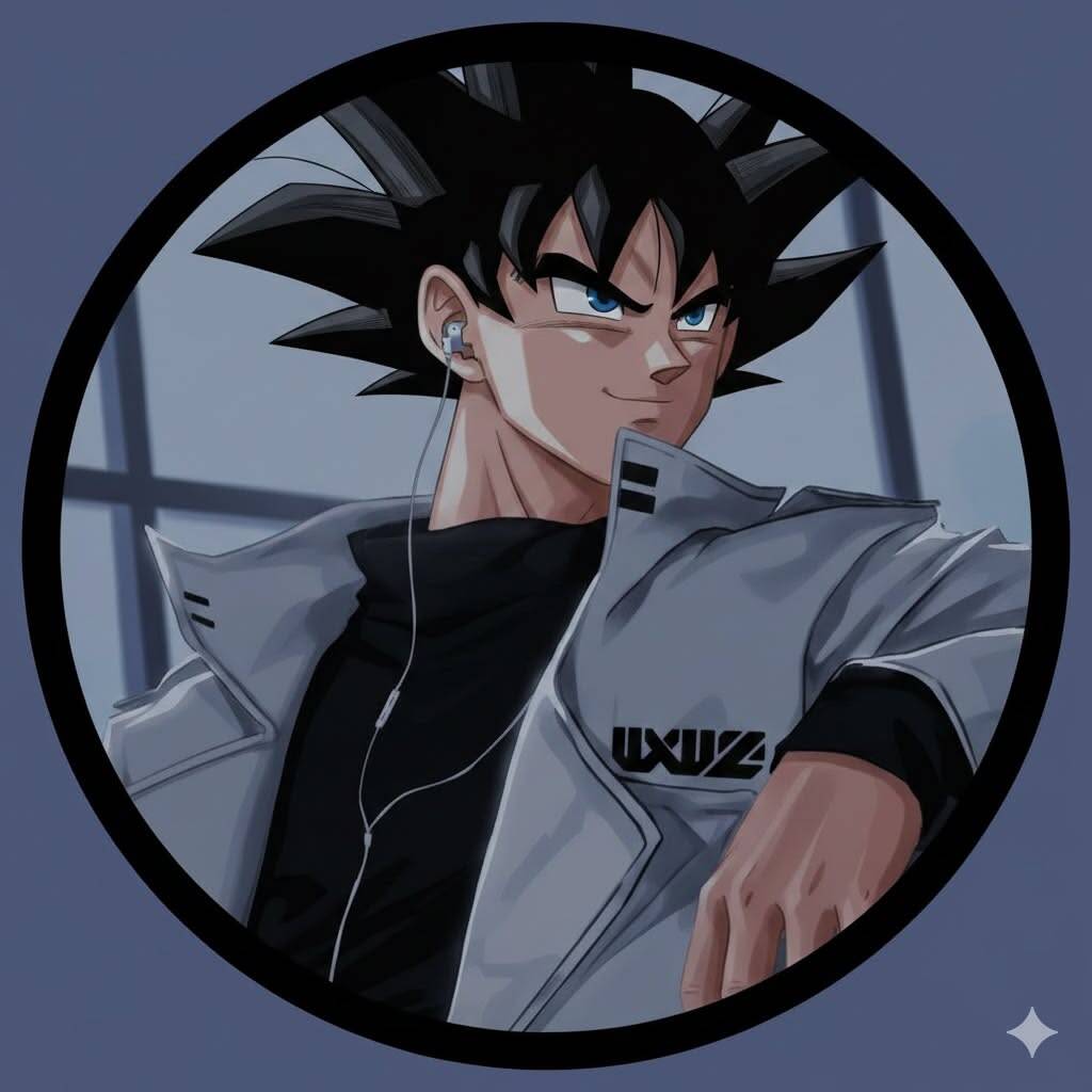 Goku pfp Profile Picture Cool Goku with Headphones pfp Profile Picture