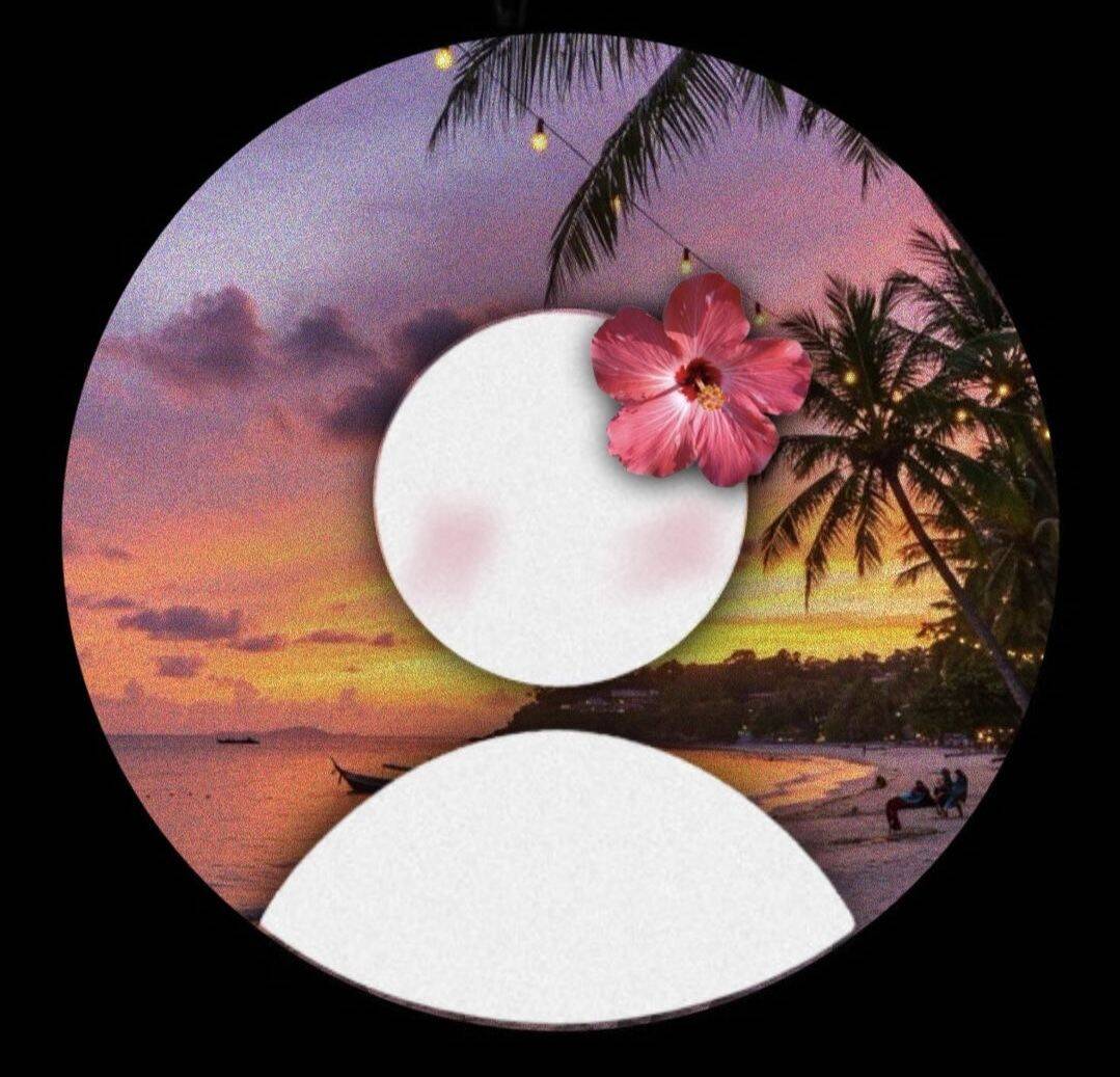 Default pfp Profile Picture Tropical Sunset Aesthetic