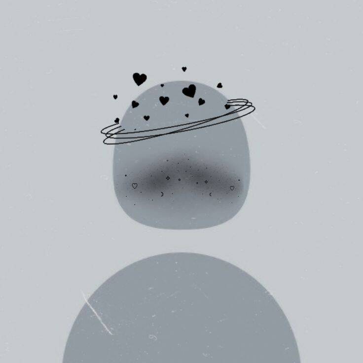 Default pfp Profile Picture Cute Minimalist Design with Hearts