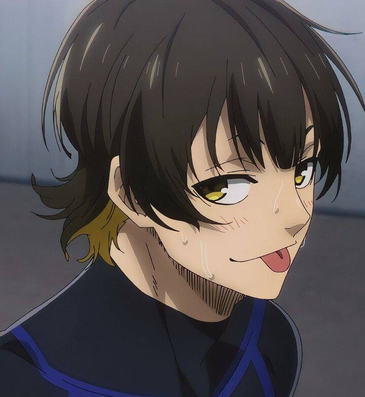 Bachira PFP Profile Picture with Playful Expression