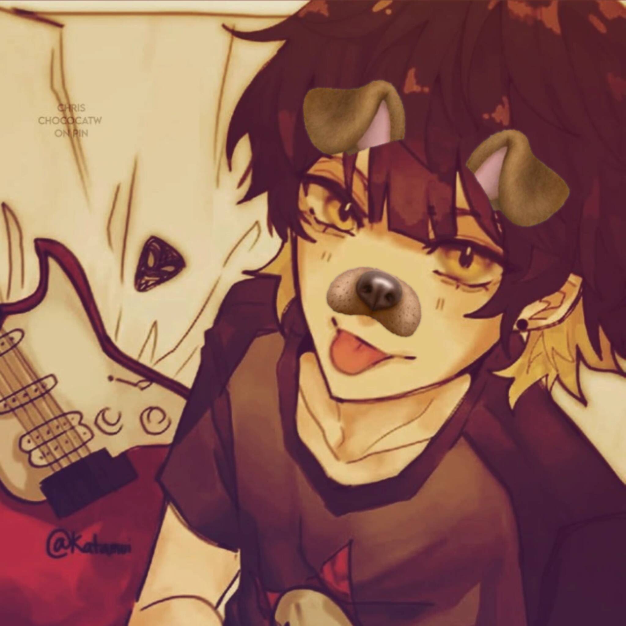 Bachira PFP Profile Picture with Dog Filter