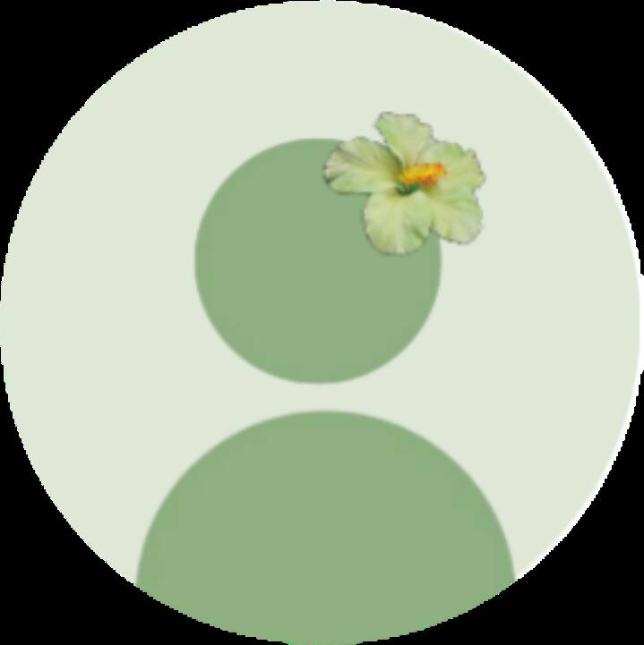 Default pfp Profile Picture Aesthetic Green Floral
