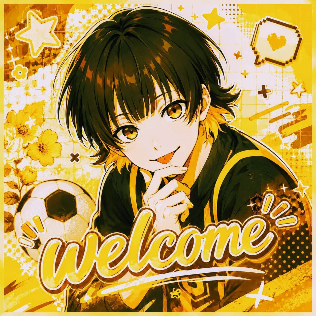 Bachira PFP Profile Picture Welcome Theme with Soccer Ball