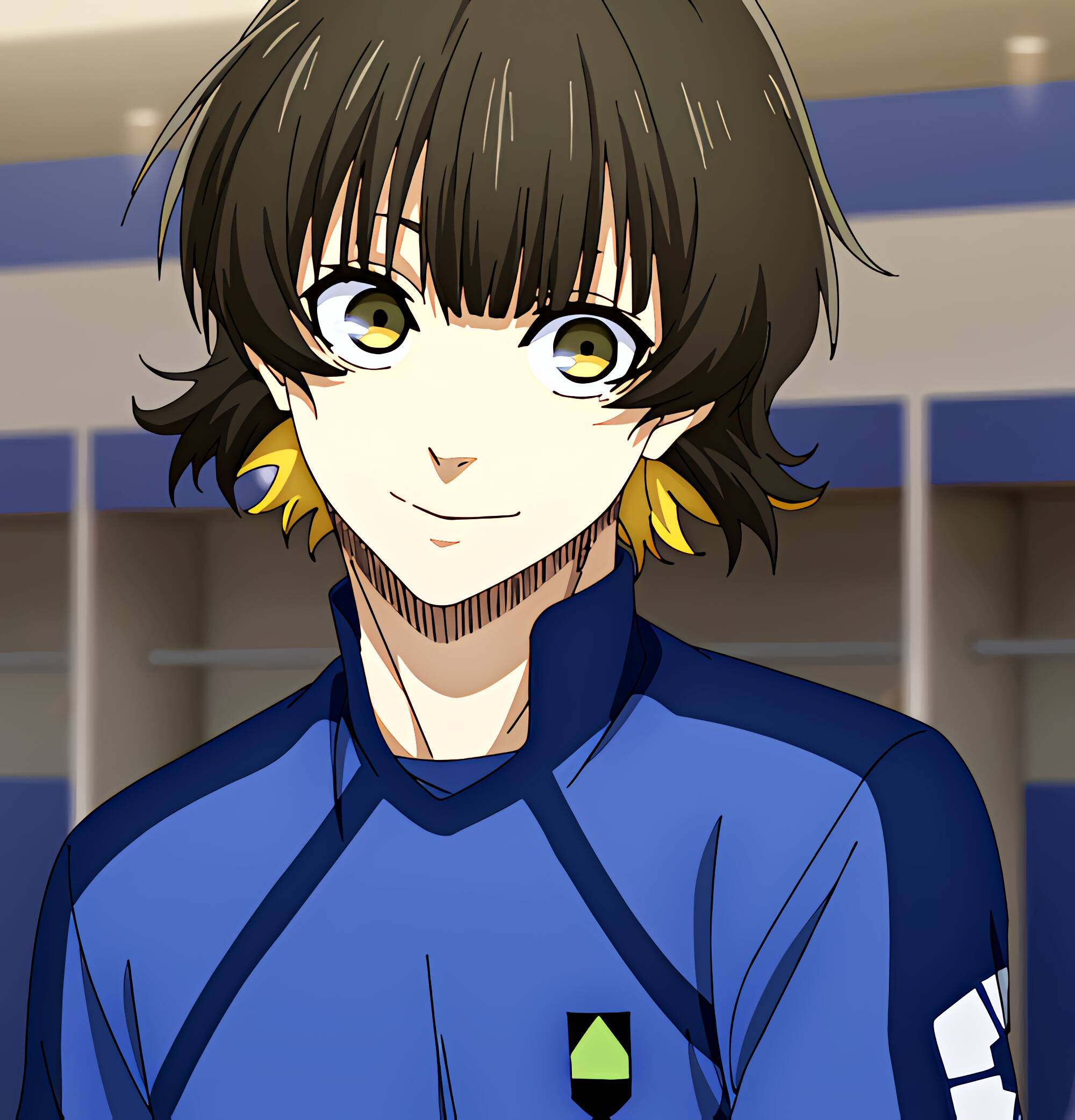 Bachira PFP Profile Picture with Unique Hairstyle