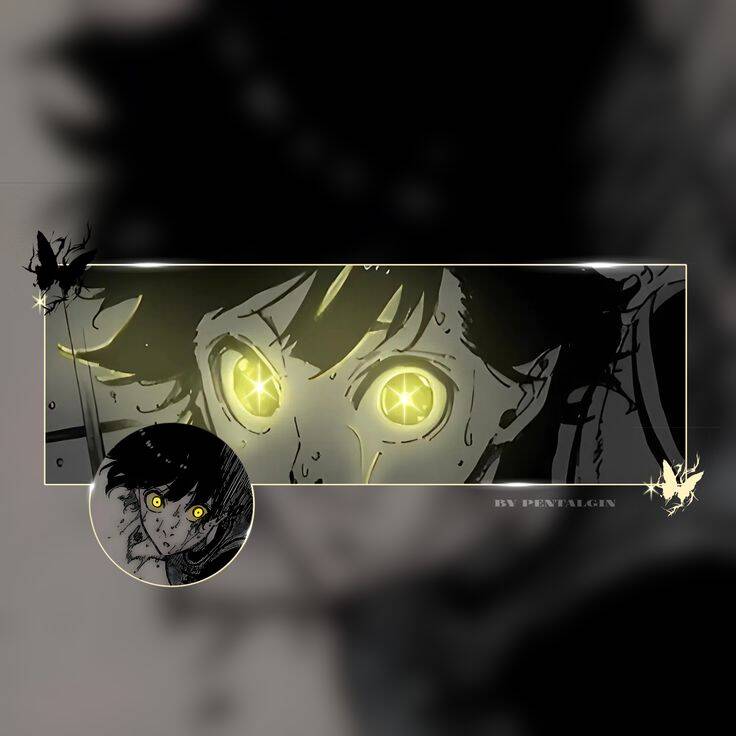 Bachira PFP Profile Picture with Glowing Eyes Effect