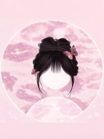 Default pfp Profile Picture Aesthetic Pink Butterfly Style
