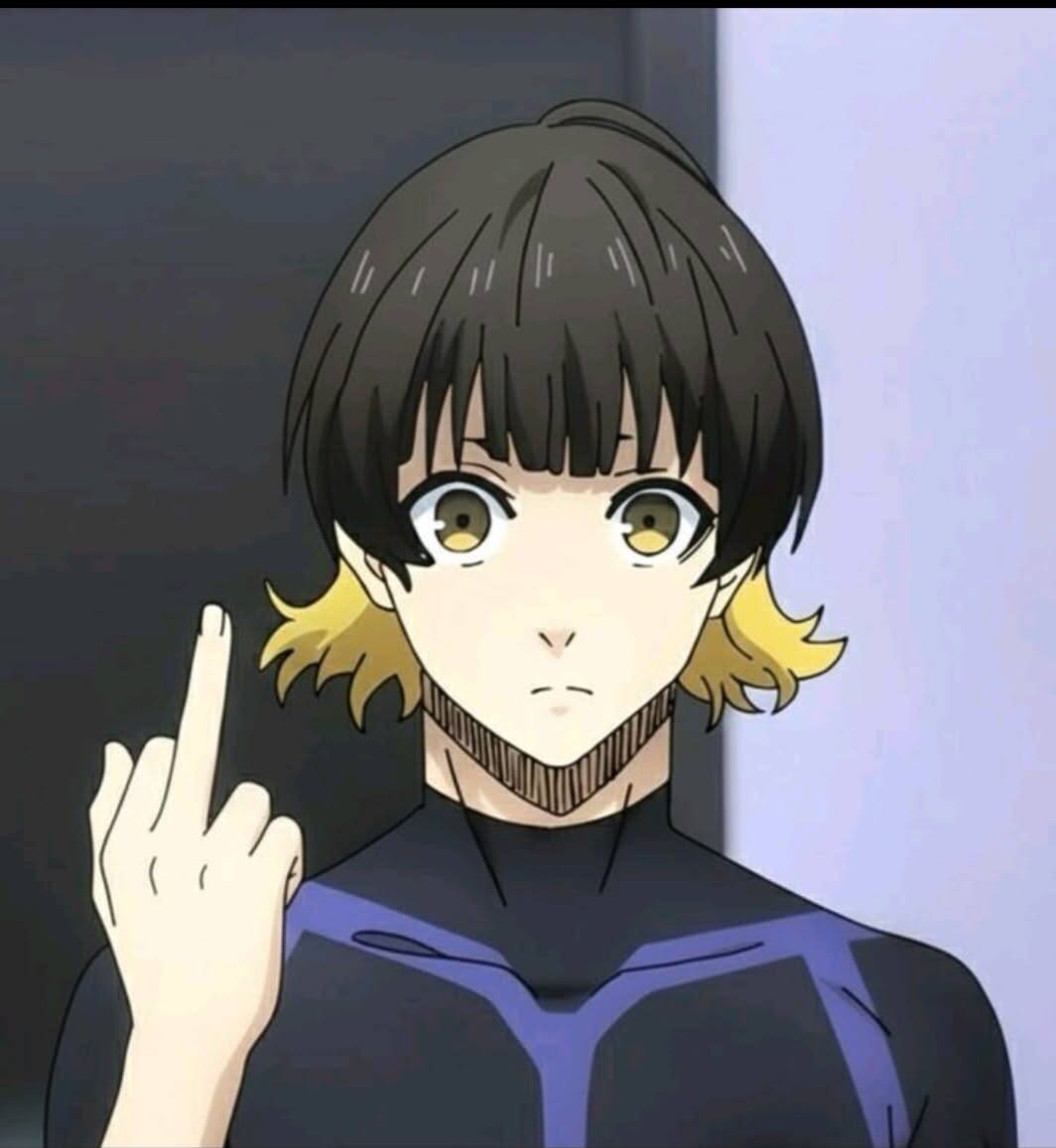 Bachira PFP Profile Picture with Unique Hairstyle