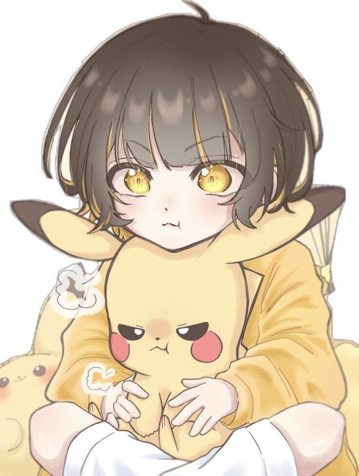 Bachira PFP Profile Picture Cute Anime Style with Pikachu