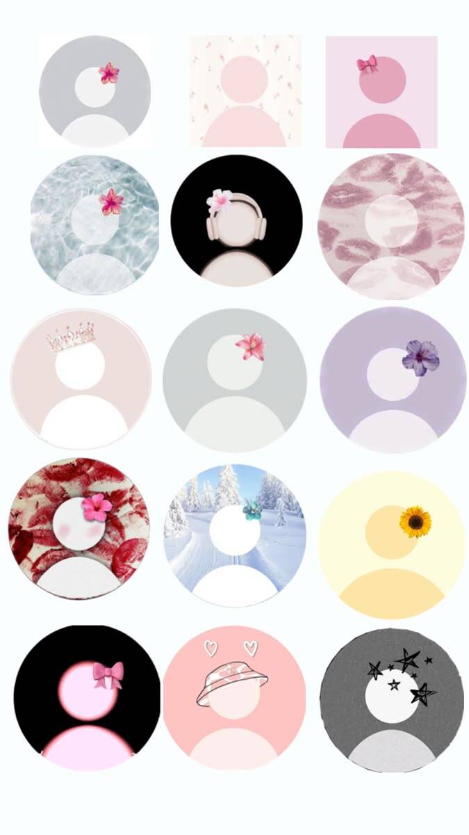 Default pfp Profile Picture Aesthetic Floral Design