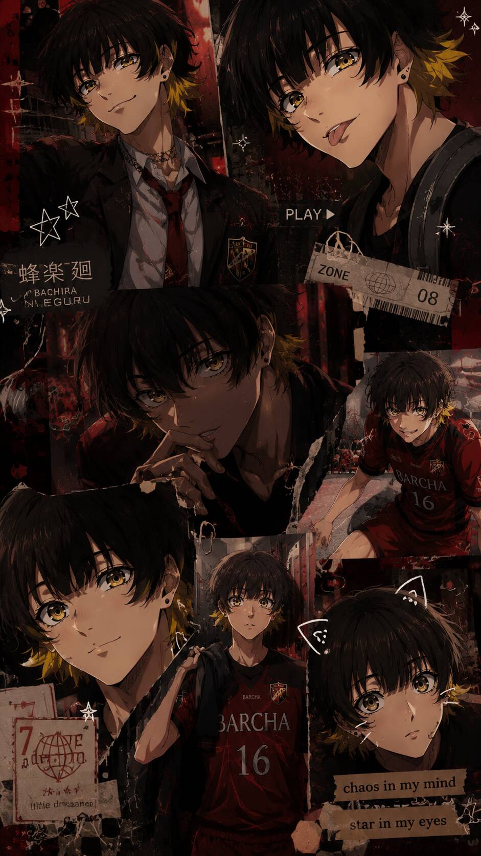Bachira PFP Profile Picture Aesthetic Dark Theme