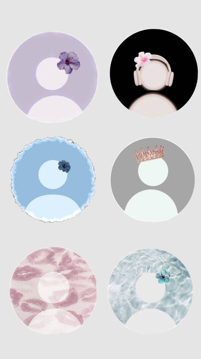 Default pfp Profile Picture Aesthetic Floral Design