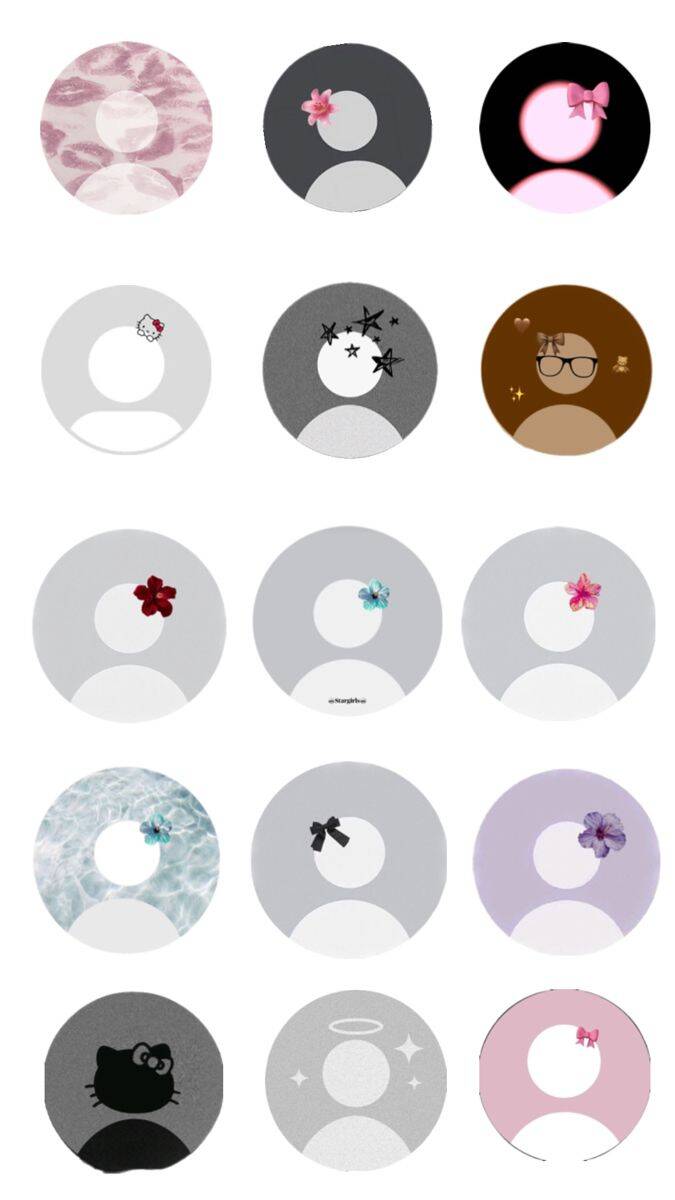 Aesthetic Floral Default pfp Profile Picture Collection