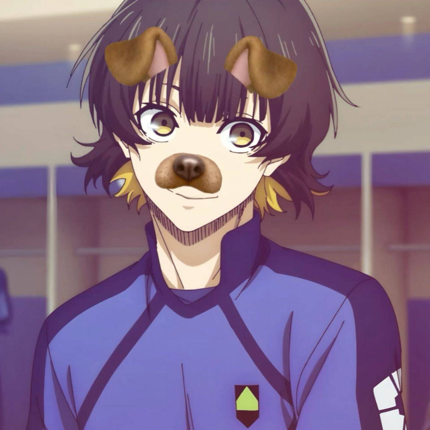 Bachira PFP Profile Picture with Dog Filter