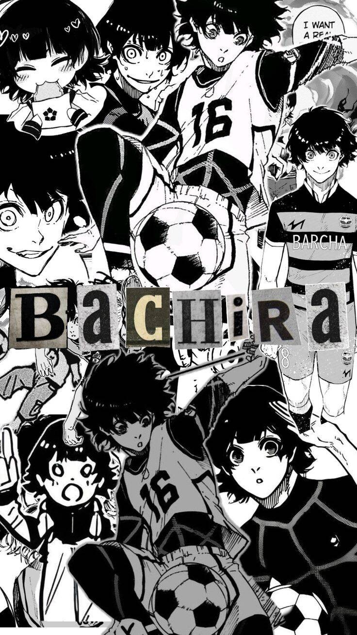 Bachira PFP Profile Picture Black and White Manga Style