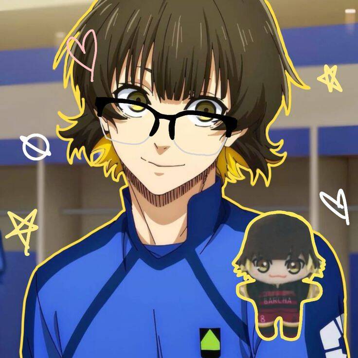 Bachira PFP Profile Picture with Glasses and Cute Expression