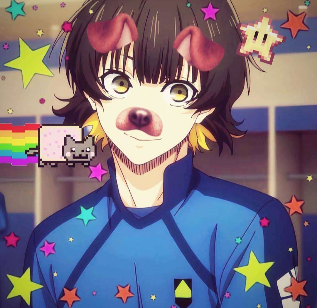 Bachira PFP Profile Picture Cute Dog Filter Style