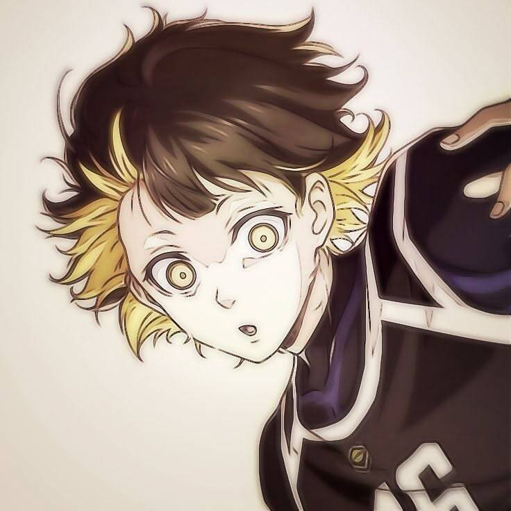 Bachira PFP Profile Picture with Unique Hair Style