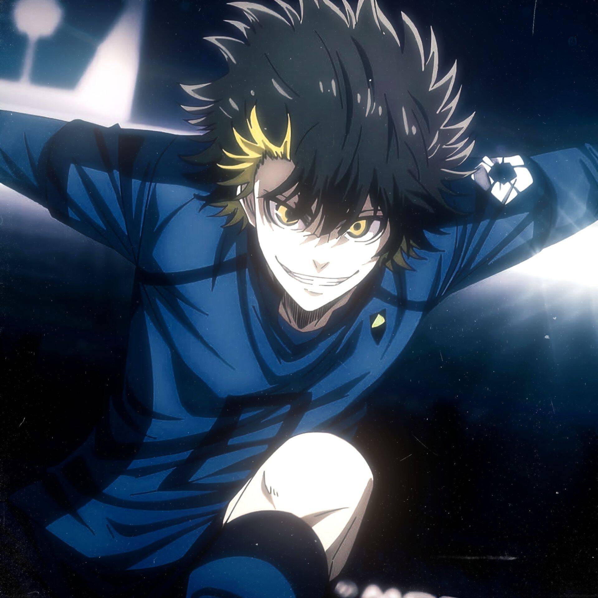 Bachira PFP Profile Picture Dynamic Soccer Pose