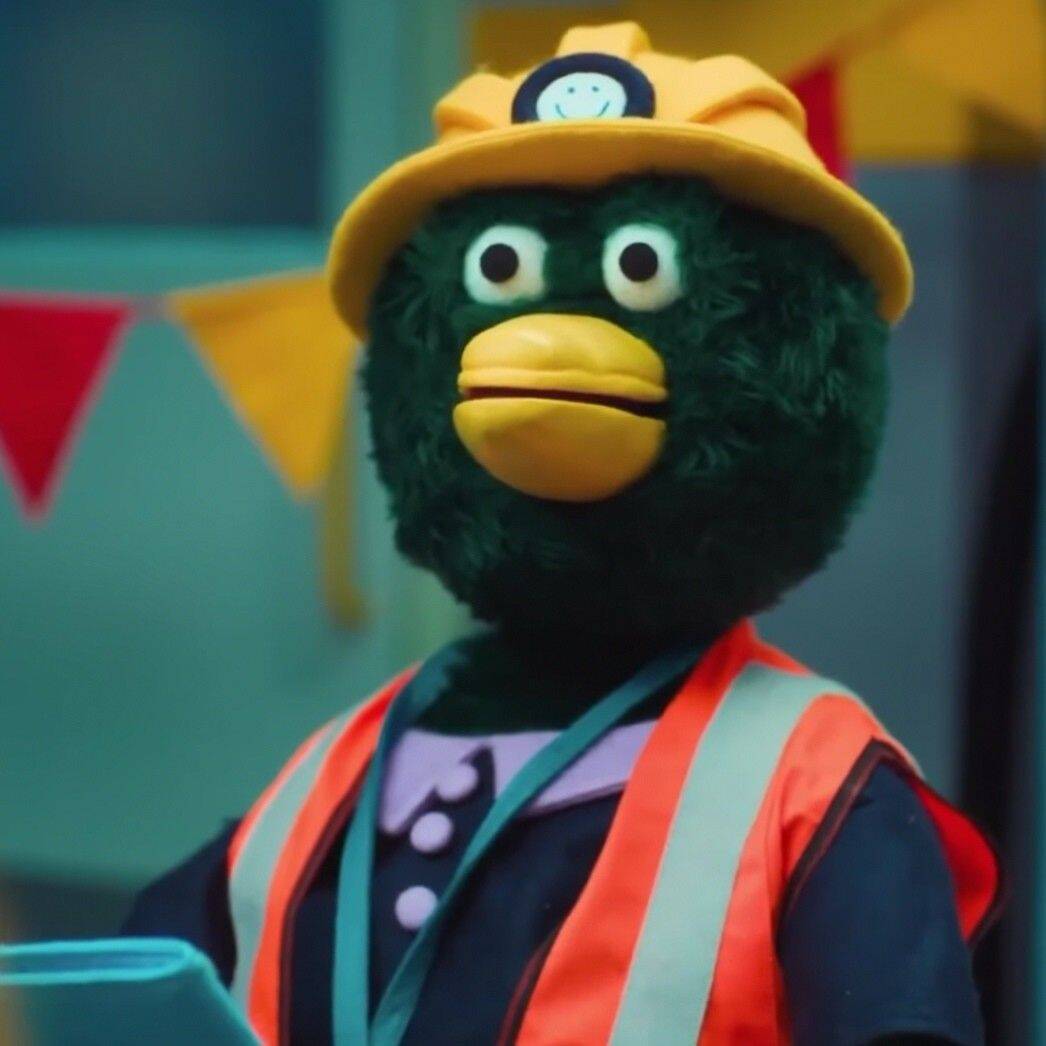 Funny Duck Construction Worker pfp Profile Picture