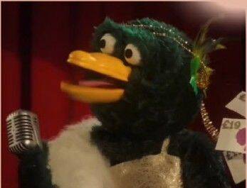 Funny Duck pfp Profile Picture with Microphone