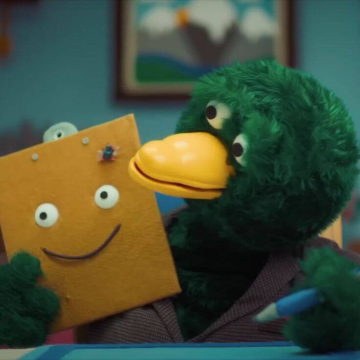 Duck pfp Profile Picture Cute Green Duck with Smile