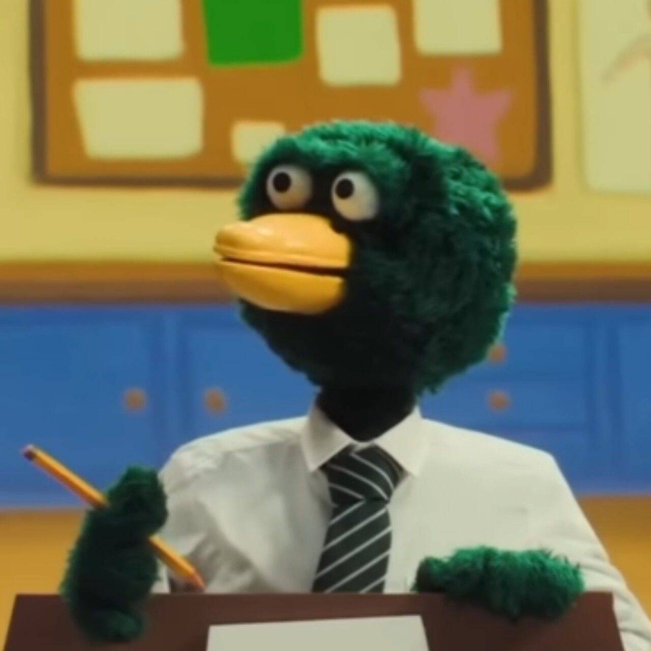 Duck pfp Profile Picture Funny Cartoon Duck in Suit