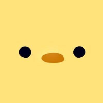 Cute Minimalist Duck pfp Profile Picture