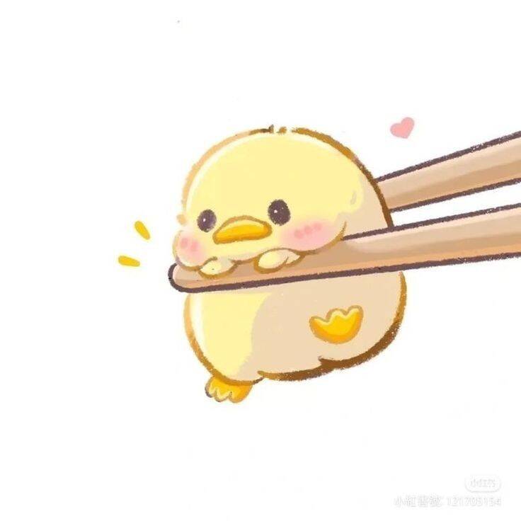 Cute Cartoon Duck pfp Profile Picture with Adorable Expression