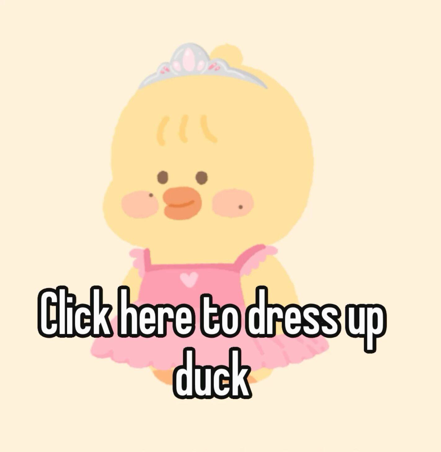 Cute Duck pfp Profile Picture in Dress