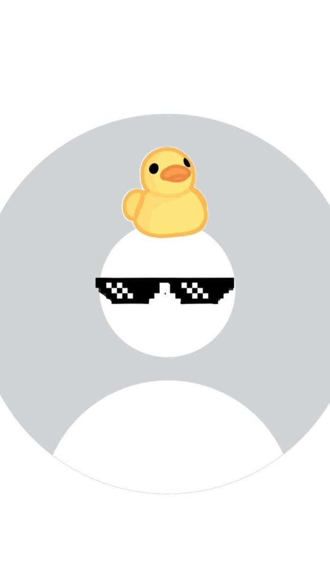 Cool Duck pfp Profile Picture with Sunglasses