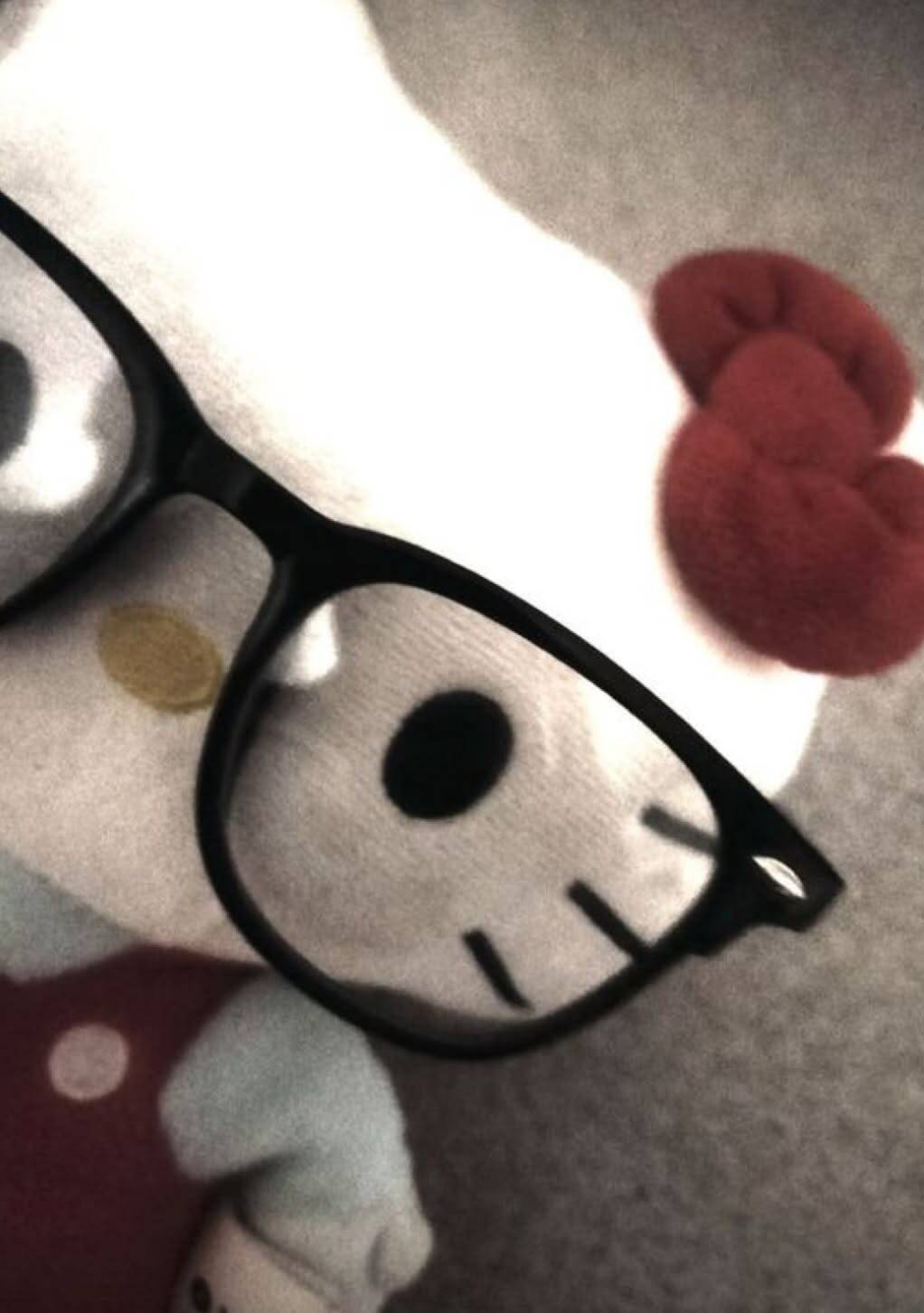 Cool pfp Profile Picture of Hello Kitty with Glasses