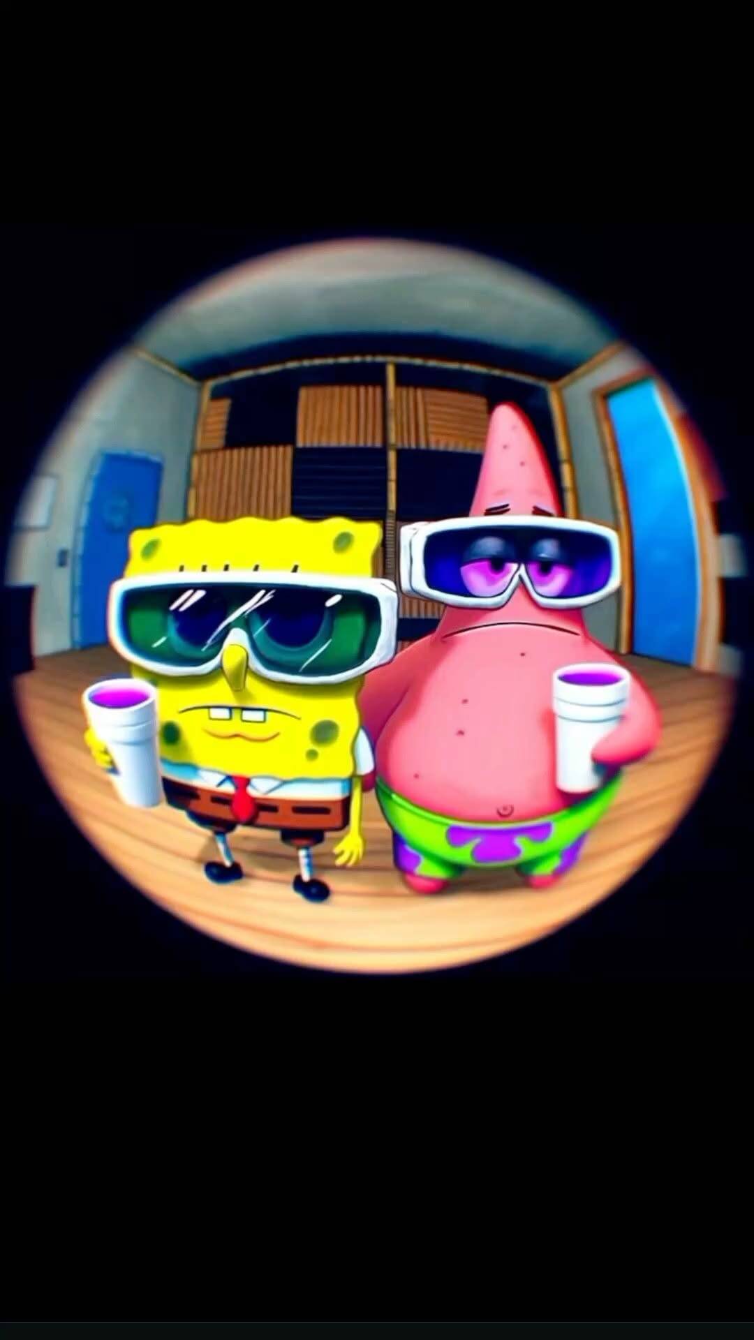 Cool pfp Profile Picture of SpongeBob and Patrick with Sunglasses