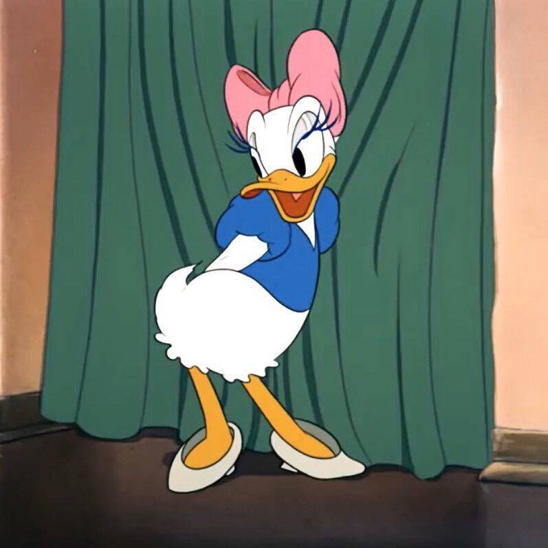 Duck pfp Profile Picture Cute Cartoon Duck with Pink Bow