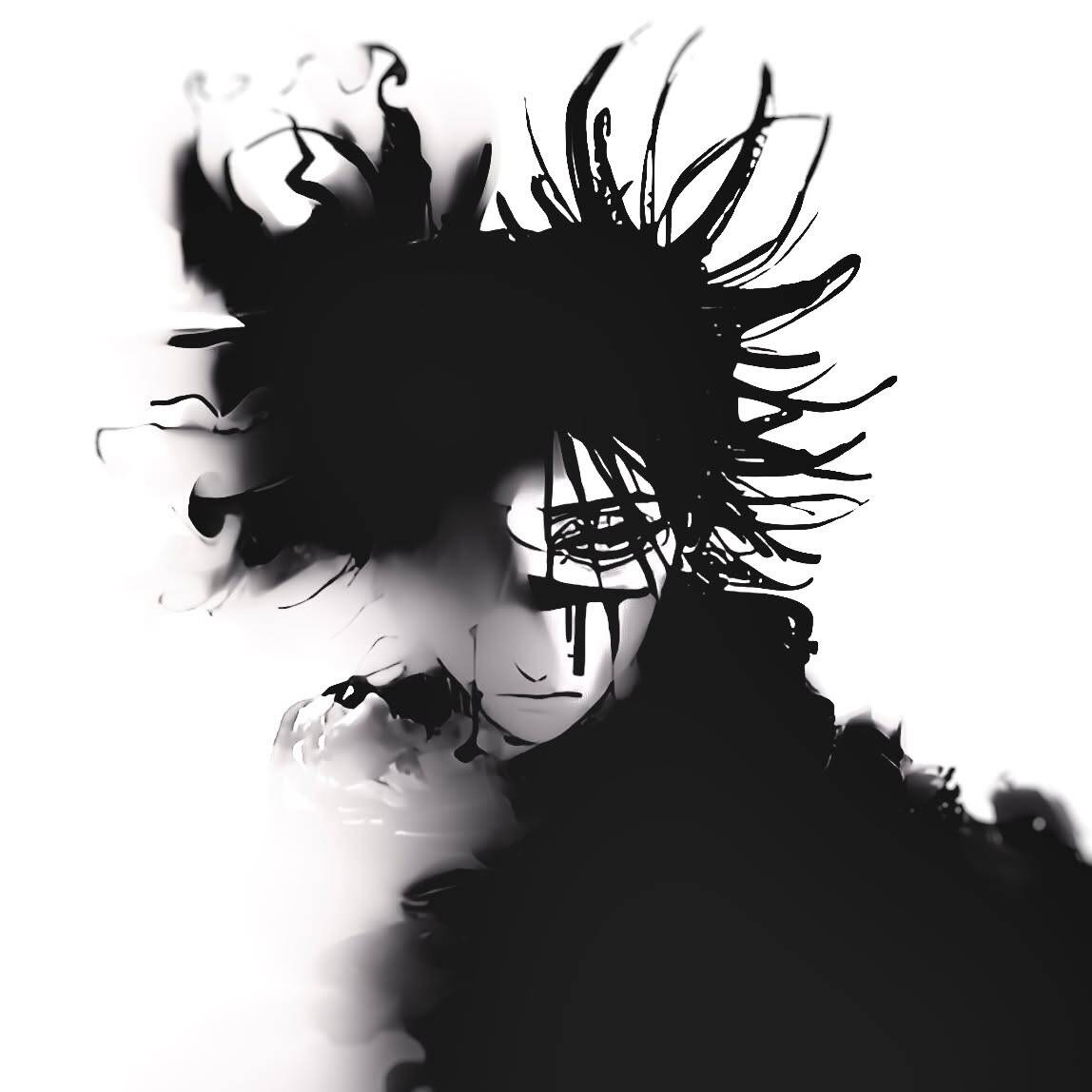 Choso pfp Profile Picture Aesthetic Black and White Art