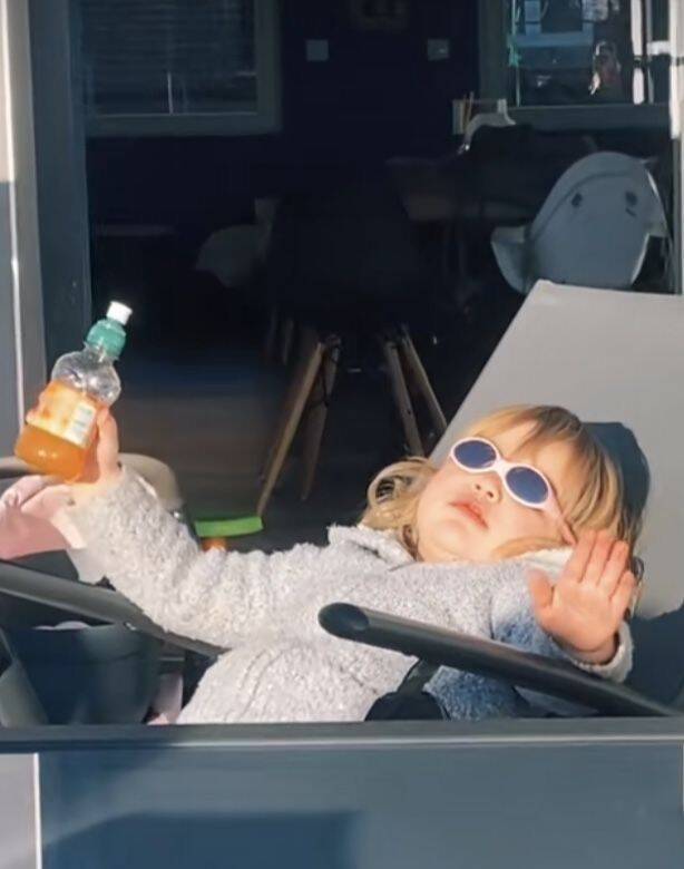 Cool pfp Profile Picture of Child Relaxing with Sunglasses
