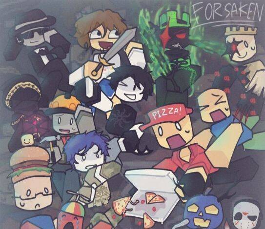 Forsaken PFP Profile Picture Roblox Character Collage
