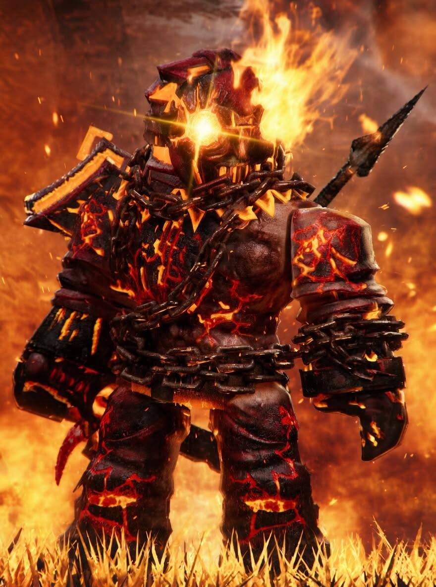 Forsaken PFP Profile Picture Roblox Fiery Warrior