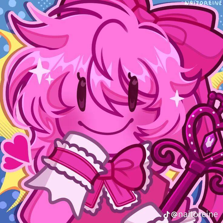 Forsaken PFP Profile Picture Cute Pink Character with Bow