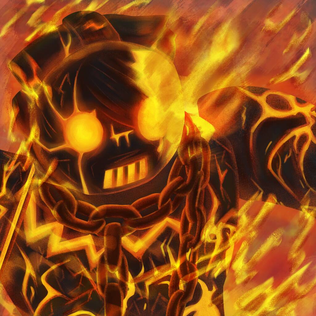 Forsaken PFP Profile Picture Roblox Fiery Character