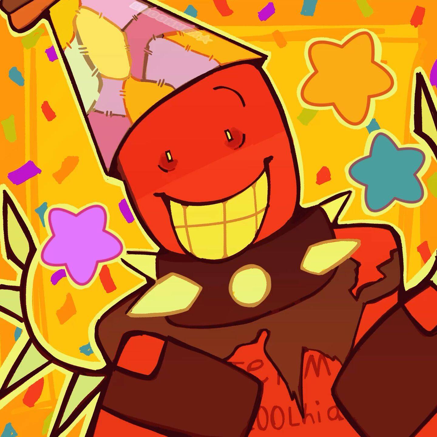 Forsaken PFP Profile Picture Colorful Celebration Character